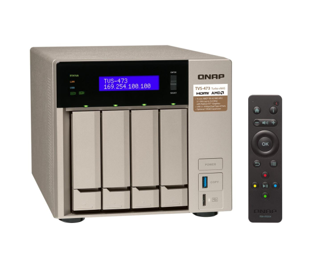 QNAP TVS-473-8G (4xHDD, 4x2.1-3.4GHz, 8GB, 6xUSB,4xLAN) - 346476 - zdjęcie 2